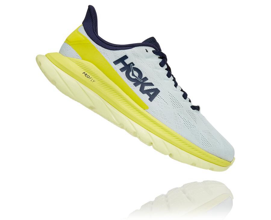 Hoka One One Koşu Ayakkabısı Kadın Beyaz - Mach 4 - UG5467893